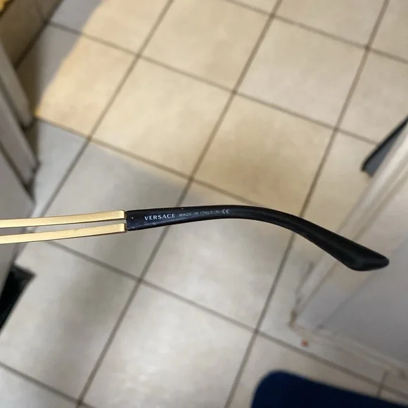 Black and Gold Sunglasses